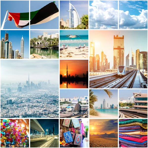 Collage de fotos de Dubai —  Fotos de Stock