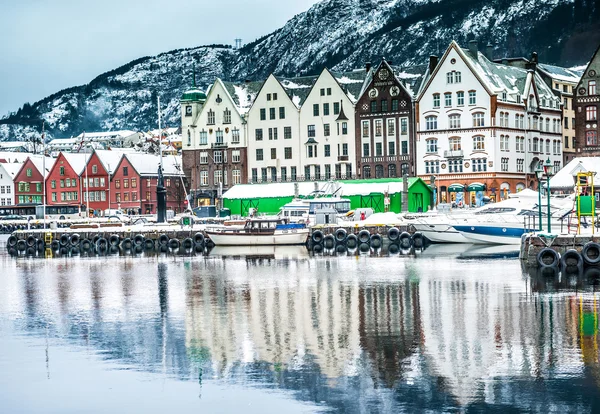 Kvällsutsikt över Brygge — Stockfoto