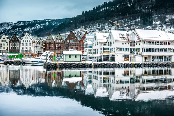 Abendlicher Blick auf Brügge — Stockfoto