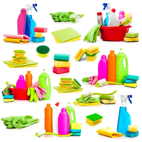 Deterjan ve temizlik malzemeleri — Stok fotoğraf