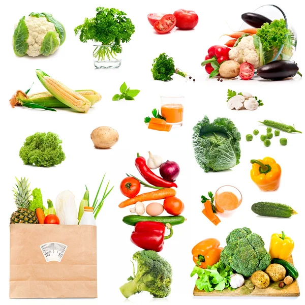 Grönsaker och kryddor — Stockfoto