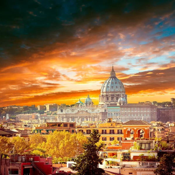 St peters basilika – stockfoto