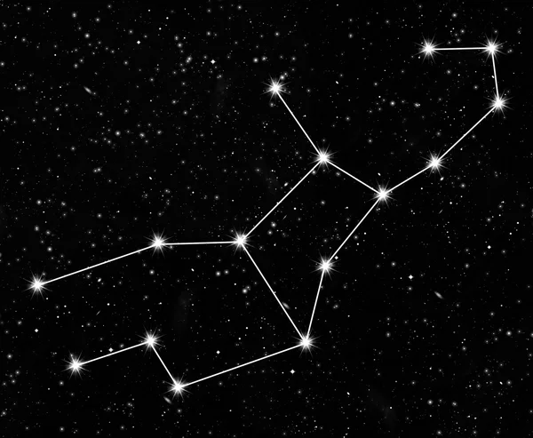 Constelação virgo — Fotografia de Stock
