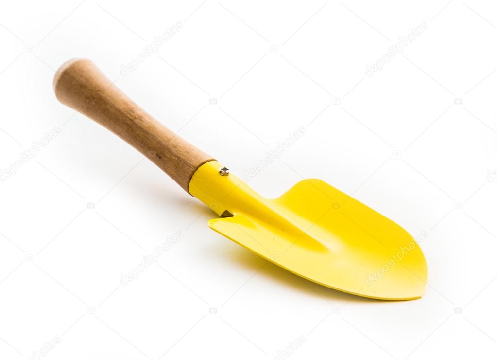 Small yellow shovel