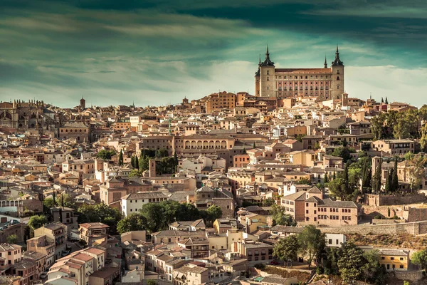 Medeltida stad i Spanien — Stockfoto