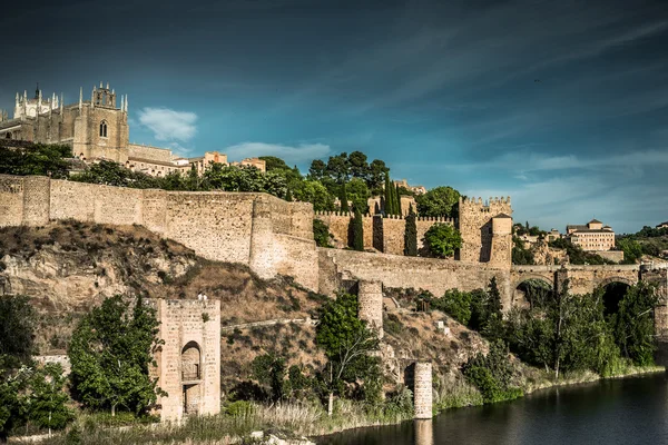 Medeltida stad i Spanien — Stockfoto