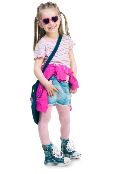 Little fashion girl — Stock Photo, Image