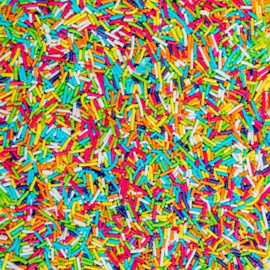 Renkli sprinkles arka plan