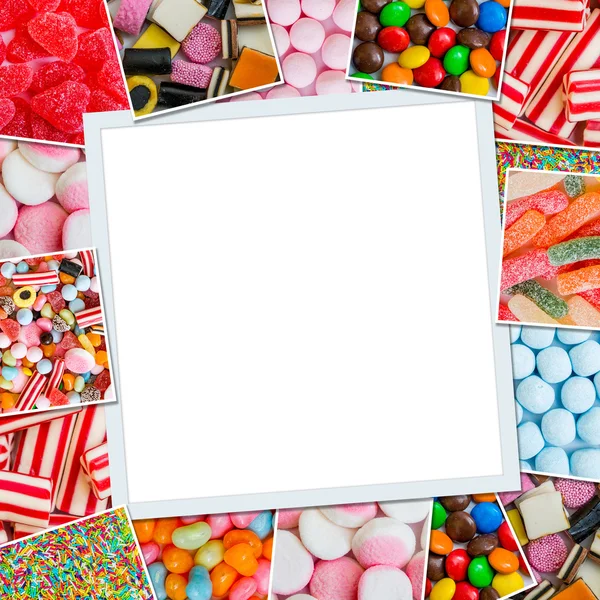 Photos of candies and jellies — Stock Photo, Image