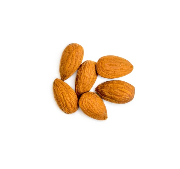 Almonds food isolated — Stock Photo, Image