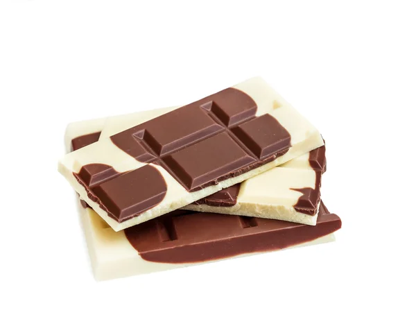 Milky white chocolate — Stock Photo, Image
