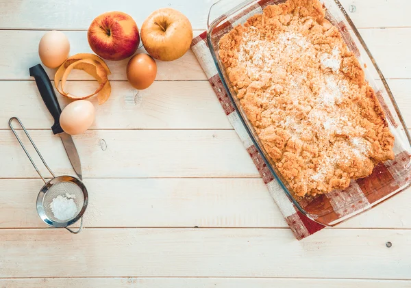 Home made apple pie — Stock Photo, Image