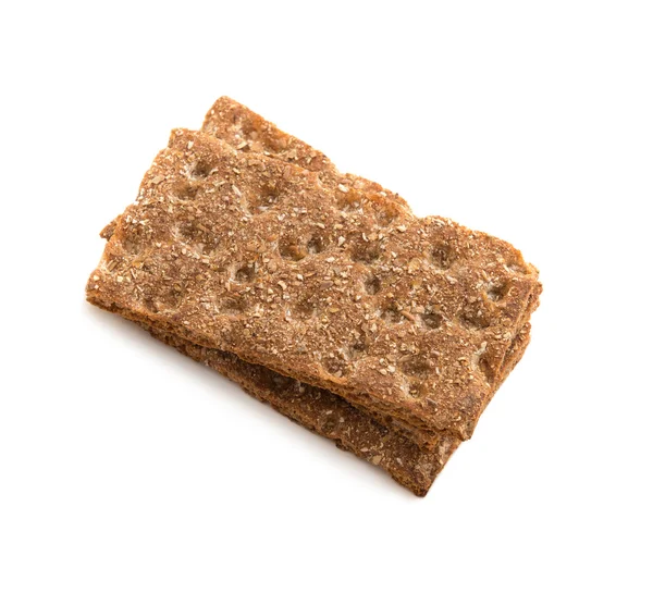 İzole Crispbread gıda — Stok fotoğraf