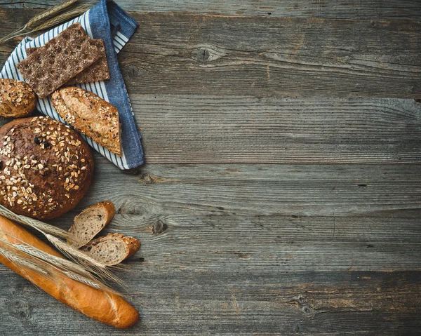 Diversi tipi di pane — Foto Stock