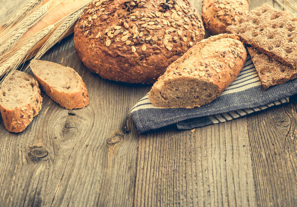 Different types of bread