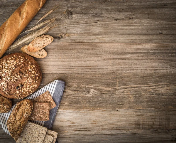 Verschiedene Brotsorten — Stockfoto