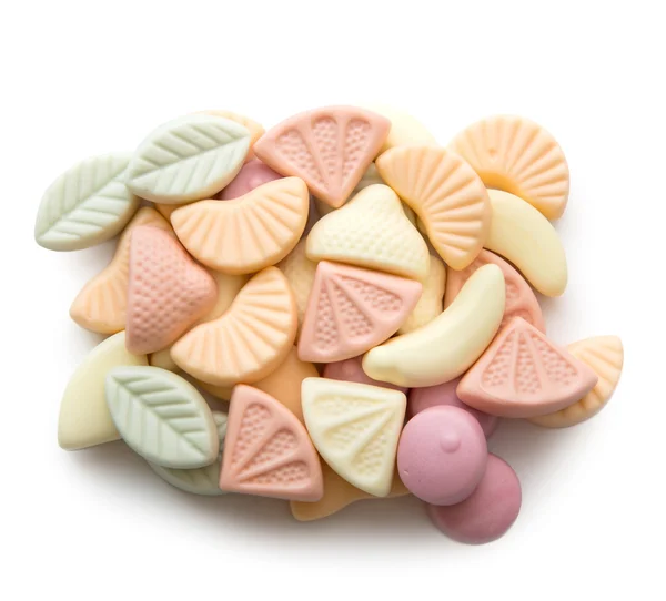 Färgglada karameller och gelé — Stockfoto