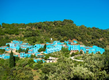 Juzcar, Malaga mavi Endülüs Köyü