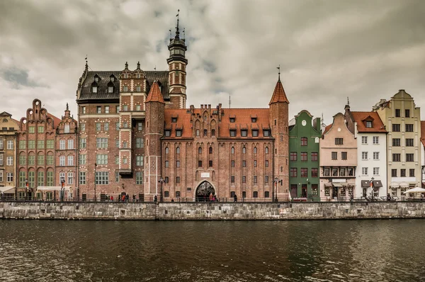 Vistas del paseo marítimo en Gdansk — Foto de Stock