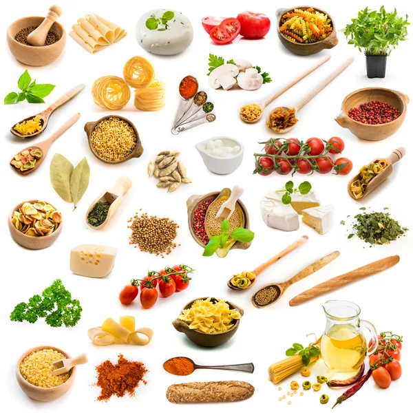 Food ingredients Italian cuisine — Zdjęcie stockowe
