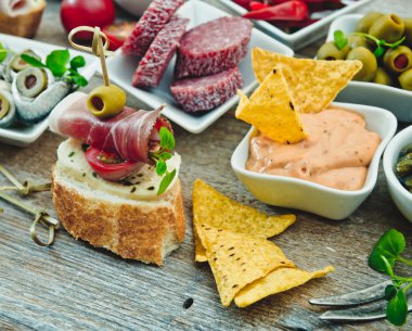 Ulusal İspanyolca tapas 