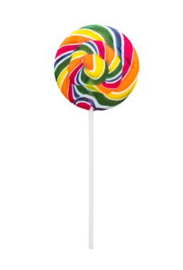 Renkli lolipop izole