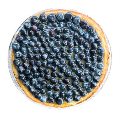 Arka plan üzerinde yaban mersini ile tart