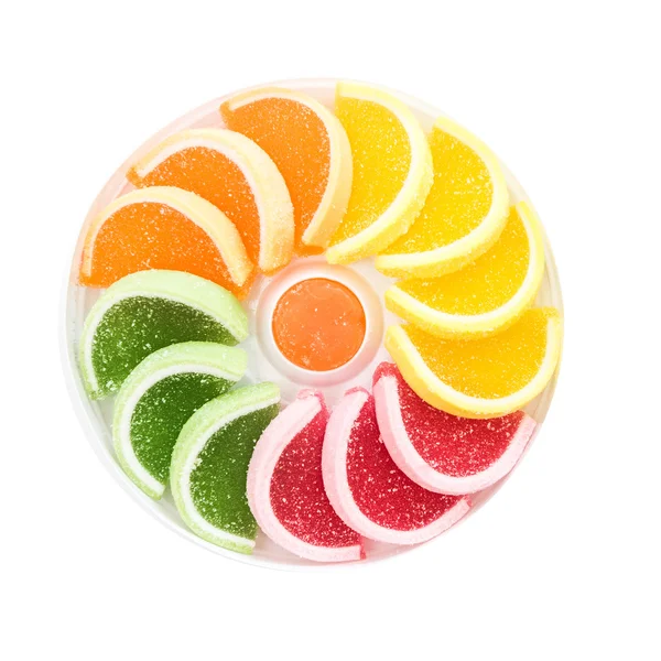 Fruit jelly in the pack — Stock Photo, Image