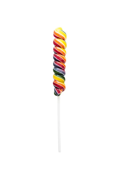 Färgglada Lollipop isolerade — Stockfoto