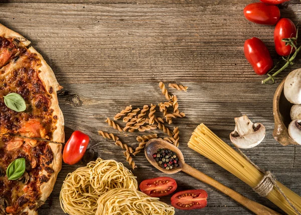 Italiaans eten achtergrond — Stockfoto