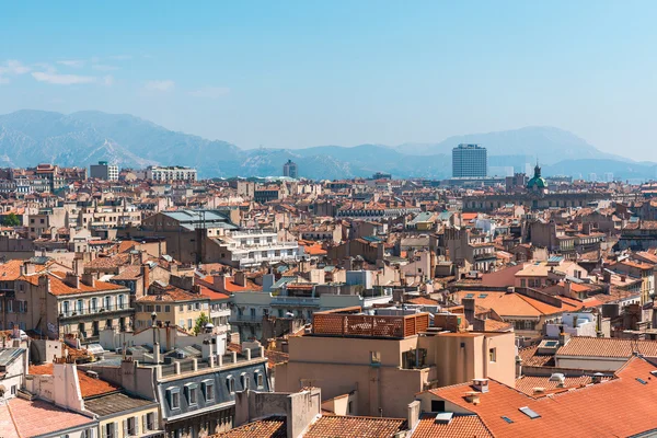 Areal view on Marseille, France — Φωτογραφία Αρχείου