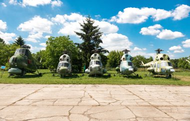 POLAND - JUL,  2015:  Exhibition plane in the aviation Museum. Krakow
