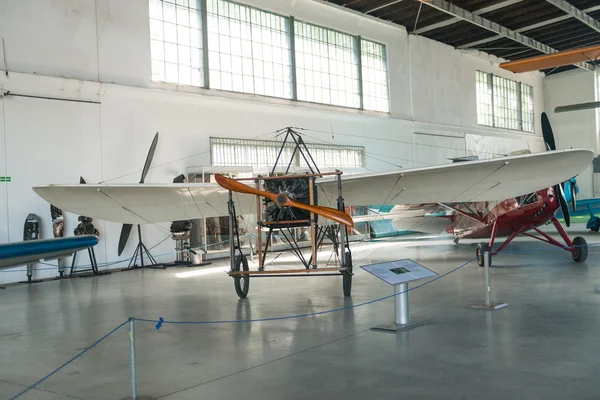 POLAND - JUL,  2015:  Exhibition plane in the aviation Museum. Krakow — стокове фото