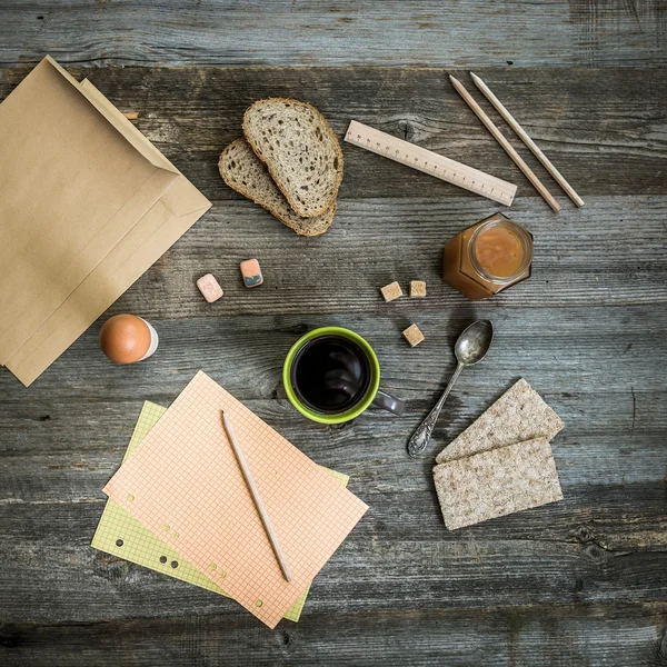 Frühstück Geschäftsmann — Stockfoto