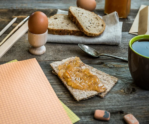 Frühstück Geschäftsmann — Stockfoto