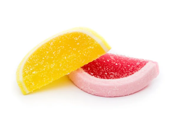 Color fruit jelly candies — Stock Photo, Image