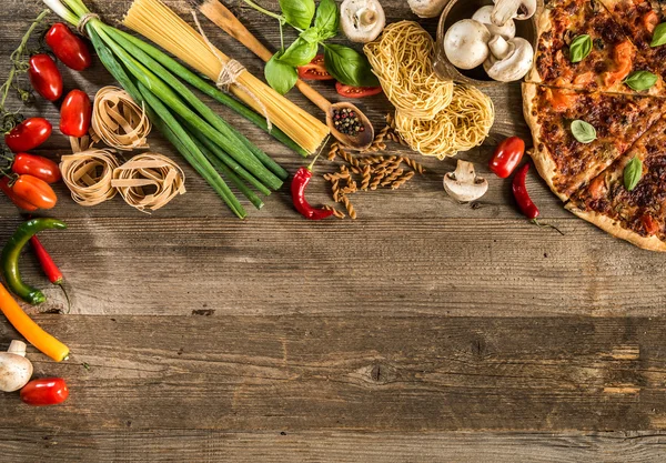 Italian food background — Stock Photo, Image