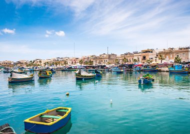  Marsaxlokk Harbor tekneler