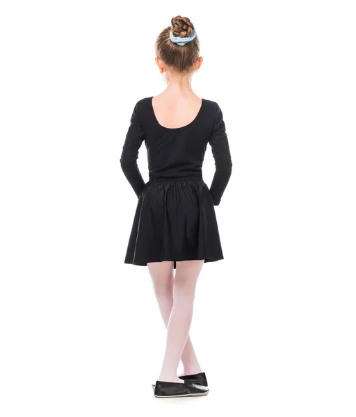 Little ballerina from back — Stock Photo, Image