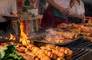 Hazırlık barbekü Varşova
