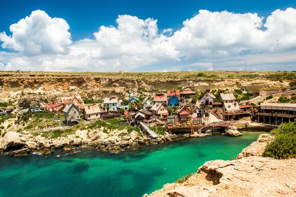 Vista sobre Popeye pueblo —  Fotos de Stock