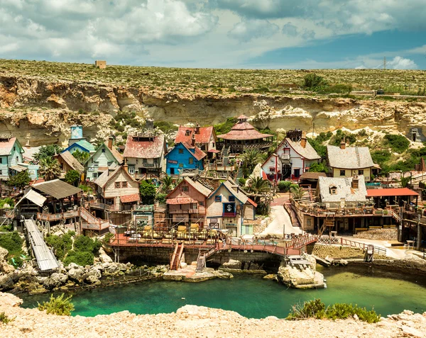 Vista sobre Popeye pueblo — Foto de Stock