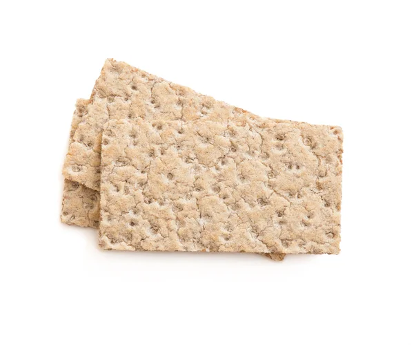 Crispbread isolado no fundo — Fotografia de Stock