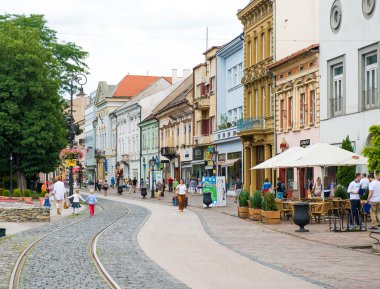 tarihi şehir merkezi Kosice, Slovakya