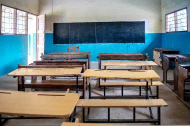 Zanzibar ve Tanzanya 'daki Okul Sınıfı