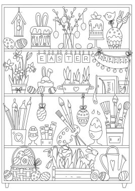 Yetişkinler ve çocuklar için Paskalya Düzenleme, Şekerler, Dekorasyonlar ve Renkler