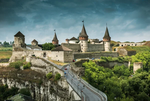 Kamenetz-Podolsk Ortaçağ Kalesi kale — Stok fotoğraf