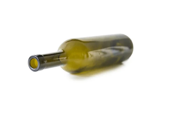 Recycleerbaar groen glazen fles — Stockfoto