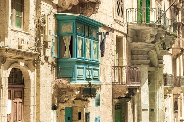 Streetview of Valletta, Malta — стоковое фото