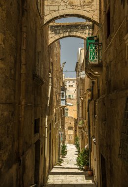 Valletta tarihi merkezi Street